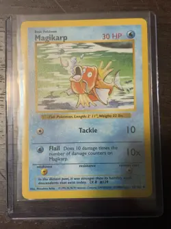 Pokemon TCG Magikarp Base Set, Unlimited Uncommon SHADOWLESS - Image 1
