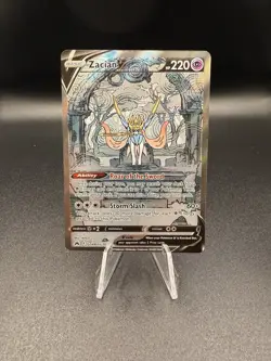 Zacian V Full Art GG48/GG70 Crown Zenith Galarian Gallery Pokemon 2023 - Image 1