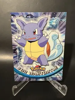 Wartortle #08 Topps Series 1 TV Animation Edition Blue Label Pokemon 1999 - Image 1
