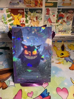 Cracked Ice Holo Gengar Halloween Database Set NON TCG Pokemon - Image 1