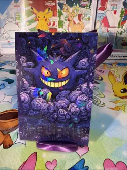 Cracked Ice Holo Gengar Halloween Database Set NON TCG Pokemon - Image 3