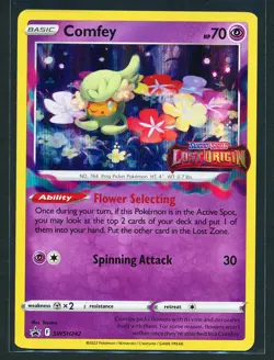 Comfey SWSH242 Holo Black Star Promo Pokemon 2022 Sword & Shield NM/M - Image 1