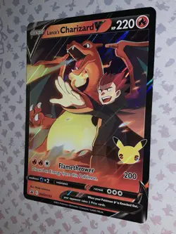 Pokemon Lance’s Charizard V SWSH133 JUMBO Black Star Promo NM 💎 - Image 1