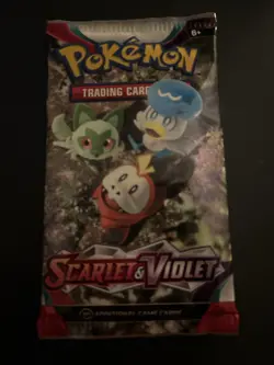 VERY HEAVY 22.24g Scarlet And Violet Base Pokemon TCG Booster Pack - Image 2