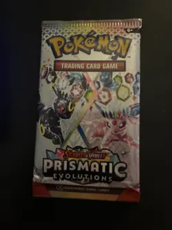 22.77g VERY HEAVY Prismatic Evolutions Pokemon Sealed Booster Pack New - Image 2