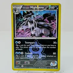 Team Aqua's Mightyena 18/34 - Double Crisis - Regular - Pokemon MP - Image 1