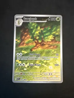 Sawsbuck - 092/086 - Illustration Rare - White Flare - Pokemon B - Image 1