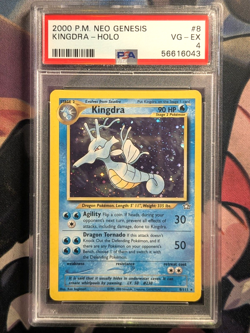 Kingdra #8 8/111 - SWIRL HOLO Neo Gensis 2000 - Pokemon TCG PSA Graded 4 - Image 2