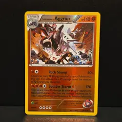 Pokemon TCG Team Magma's Aggron Double Crisis 14/34 Holo Holo Rare Near Mint - Image 1