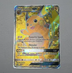 Raichu GX SM90 Sun & Moon Black Star Promo Pack EX/NM - Ultra Rare Pokemon - Image 1