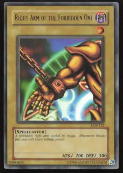 Yu-Gi-Oh #LOB-122 Right Arm of the Forbidden One UR - Image 1