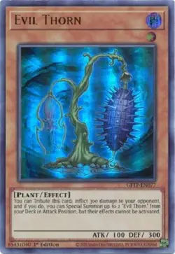 Evil Thorn - GFTP-EN077 - Ultra Rare 1st Edition - Yugioh - Image 1