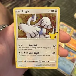Holo Rare Lugia 022/025 Celebrations 25th Anniversary Pokemon Card NM - Image 1