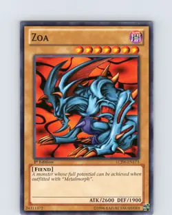 Yu-Gi-Oh TCG Zoa LCJW-EN173 1st Edition Regular Common Card NM - Image 1