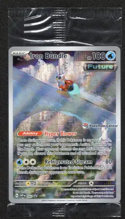 Pokemon Center Exclusive SVP #066 Iron Bundle ETB Promo Pokemon TCG Card - Image 1