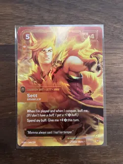 Sett-Brawler 164/298 OGN-Riftbound Origins Champion Unit Epic Card - Image 1