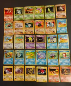 Pokemon Cards - Pokemon Vintage Card Lot Japanese (30 Cards) - Image 1