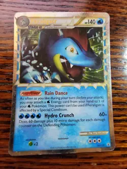 FERALIGATR Black Star Promo HGSS07 HOLO PRIME Pokemon Card 2010 MP - Image 1