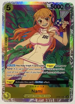 Nami OP08-106 SR - Super Rare - One Piece Card Game TCG English Two Legends - Image 1