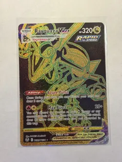 Rayquaza VMAX TG29/TG30 Silver Tempest Holo Gold Secret Rare Pokemon TCG Card - Image 1