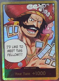One Piece Gol.D.Roger GOLD DON!! Card (OP-13) English - Image 1