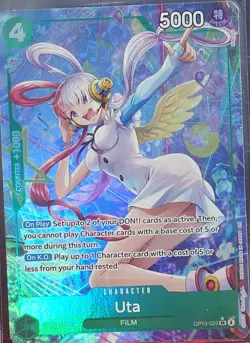 Uta (Alt Art) OP13-023 SR Carrying on His Will - ONE PIECE Card Game ENGLISH - Image 1