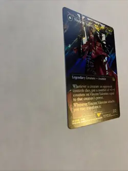 Vincent Valentine Borderless Surge Foil Card #0528 MTG - Image 5