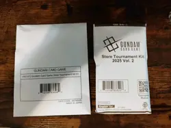 GUNDAM CARD GAME STORE TOURNAMENT KIT 2025 VOL. 1 and VOL.2 - Image 1
