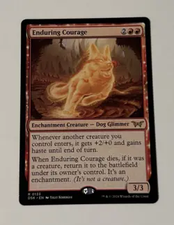 MTG Enduring Courage - Duskmourn: House of Horror LP - Image 1