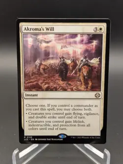 Akroma's Will Commander: the Lost Caverns of Ixalan Regular - Image 1