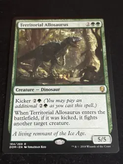 1x Territorial Allosaurus - Dominaria (DOM) Magic MTG - Image 1