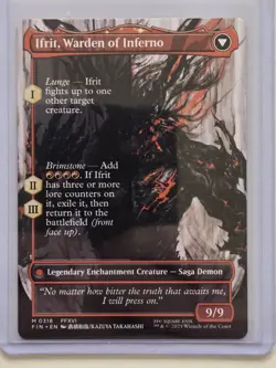 Clive, Ifrit's Dominant Borderless (0318) Final Fantasy MTG Near Mint - Image 2
