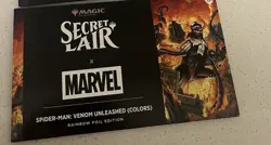 MTG Secret Lair X Marvel Spider-Man: Venom Unleashed (Colors) Rainbow Foil - Image 1