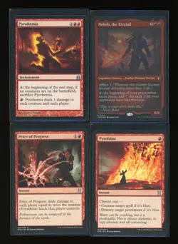 MTG Pyrohemia NEHEB THE ETERNAL Price of Progress PYROBLAST Ojer EDH Pieces - Image 1