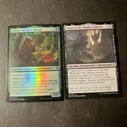 MTG STARTER COMMANDER DECK - Wilson, Refined Grizzly / Agent Of Shadow - B/G - Image 1