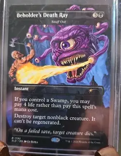 Beholder's Death Ray - Snuff Out Secret Lair Drop MTG Regular Near Mint - Image 1