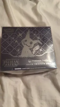 Paldean Fates Pokemon Center ETB (Factory Sealed & Brand New) w/ Plastic Case - Image 1