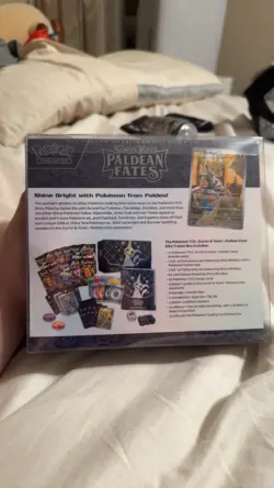 Paldean Fates Pokemon Center ETB (Factory Sealed & Brand New) w/ Plastic Case - Image 2