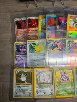 Pokemon TCG Vintage HOLO FOIL Lot of 26 + 1 non-holo [EX's, Charizard, Mewtwo] - Image 2