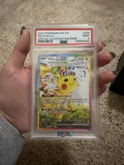Pokemon Pikachu EX Surging Sparks Special Illustration Card 238/191 PSA 9 Mint - Image 1