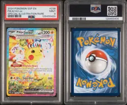 Pokemon Pikachu EX Surging Sparks Special Illustration Card 238/191 PSA 9 Mint - Image 4