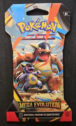 Pokemon TCG Mega Evolution Sleeved Booster Pack (Random Pack Art) New/Sealed - Image 1