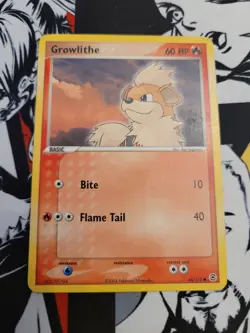 Growlithe 64/112 FireRed & LeafGreen Common Light Play Pokemon TCG Card - LP - Image 2