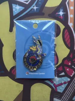 Pokemon Center Pin Badge - Miraidon Mega Tokyo - Japan Exclusive - New - Image 1