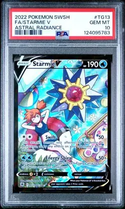 Starmie V TG13/TG30 Full Art Astral Radiance GEM MINT PSA 10 Pokemon 2022 - Image 1