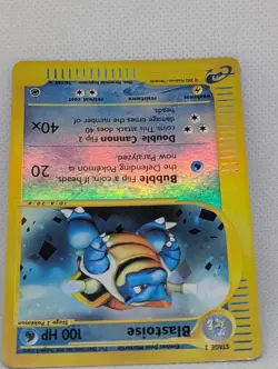 Blastoise 036/165 Expedition Base Set Reverse Holo Rare Pokemon TCG Nintendo LP - Image 4