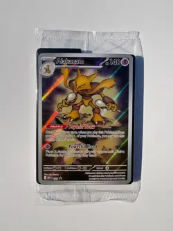 🔥 Pokemon TCG Mega Evolution Promo - Alakazam 009/009 Holo Rare - Image 1