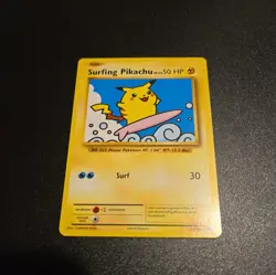 Surfing Pikachu 111/108 XY Evolution Set Rare Pokemon TCG - LP - Image 1