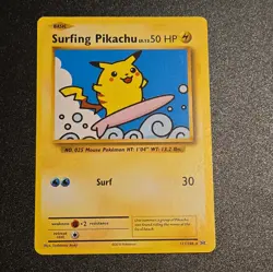 Surfing Pikachu 111/108 XY Evolution Set Rare Pokemon TCG - LP - Image 2
