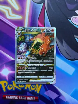 Pokemon TCG S-Chinese Charizard Vstar 143/S-P Promo Holo Alt Art Sword&Shield - Image 1